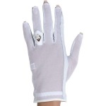 Lady Classic Solar Nail and Ring Glove for Golfing, White, Medium, Left Hand (RST02WT)