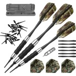 Fat Cat Realtree Hardwoods HD Camo Soft Tip Darts with Storage/Travel Case, 16 Grams