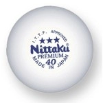 Nittaku Premium 3-Star Balls Celluloid