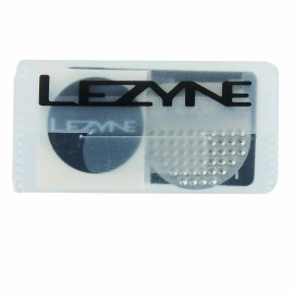 LEZYNE Essential Bicycle Tire Patch Kit, 6 Patches, Tire Boot, Cycling Tire Repair Kit