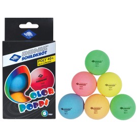 Donic-Schildkroet Heemskerk Sport Color Pops Table Tennis Balls - Multi-Colour