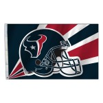 Fremont Die NFL Houston Texans 3' x 5' Flag with Grommets, 3 x 5-Foot, Helmet