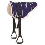 Tough 1 Adult Navajo Bareback Pad, Dark purple/Black