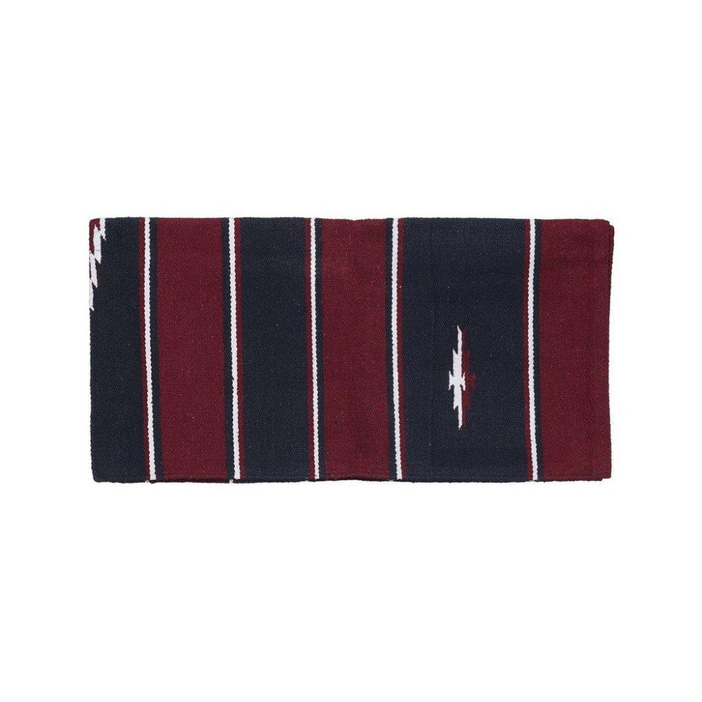 Tough 1 Wool Sierra Saddle Blanket, Light Purple/Black, 30