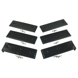 Ironwood Pacific E-Z Slide Trailer Pads Kit 2 Black