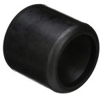 Seachoice Molded Ribbed Wobble Roller, Black, Boat Trailer, 4-1/4 in. X 3/4 in.