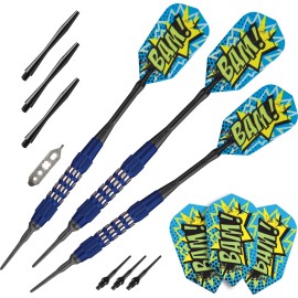 Viper Comix Soft Tip Darts: BAM (Blue), 18 Grams