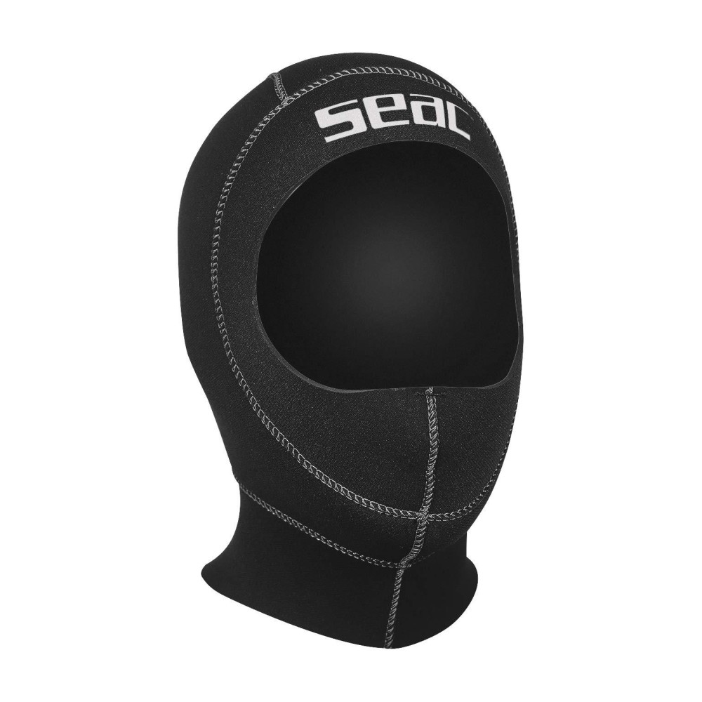 SEAC unisex adult 3mm Hood, Black, Medium US