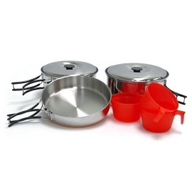 Chinook 41025 Cook Set Trio, See description, Stainless Steel
