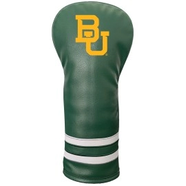 Team Golf NCAA Baylor Vintage Fairway Headcover (Color) - Printed Team Golf NCAA Vintage Fairway Headcover (Printed), Fits All Fairway, Hybrid and Utility Clubs