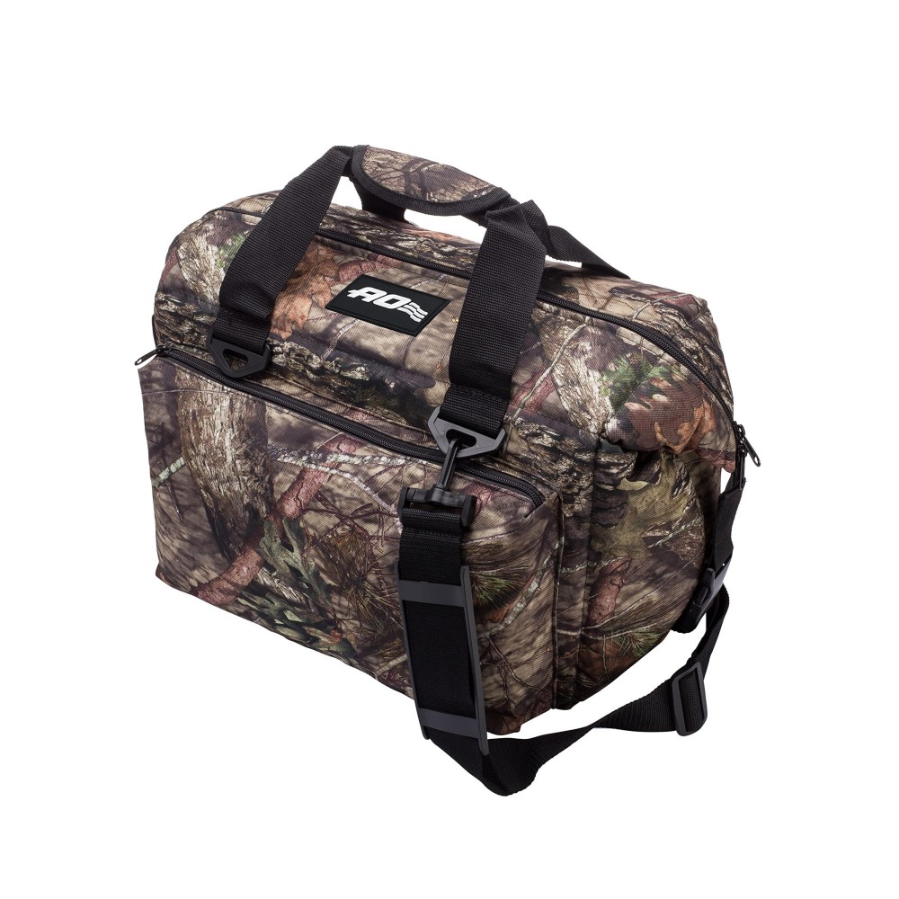 AO Coolers Traveler Original Soft Cooler with High-Density Insulation, Mossy Oak, 24-Can