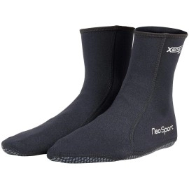 NeoSport Exclusive Mens and Womens XSPAN Sock Available in 1.5MM or 5MM - Warm, Ideal for Surf Fishing, Water Sports and Hunting, Wear Alone or With Shoes and Boots