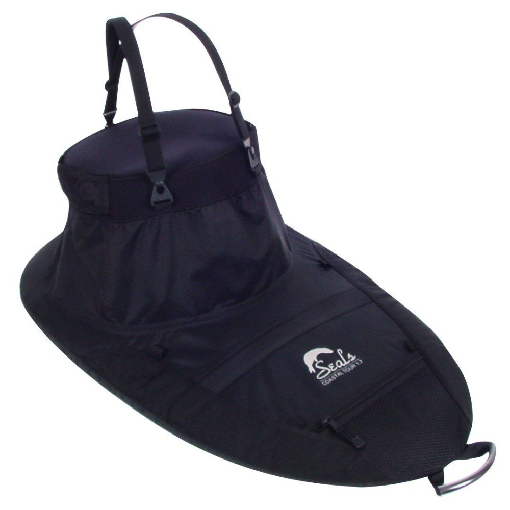 Seals Coastal Tour Kayaking Spray Skirt, Black, 2.2 Deck