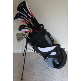 Mens Complete Golf Set Clubs Driver, Wood, Hybrid, Irons, Putter, & Stand Bag Professional