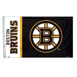 Fremont Die NHL Boston Bruins 3' x 5' Flag with Grommets, 3 x 5-Foot, Logo