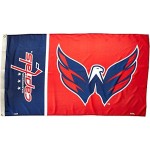 Fremont Die NHL Washington Capitals 3' x 5' Flag with Grommets, 3 x 5-Foot, Logo