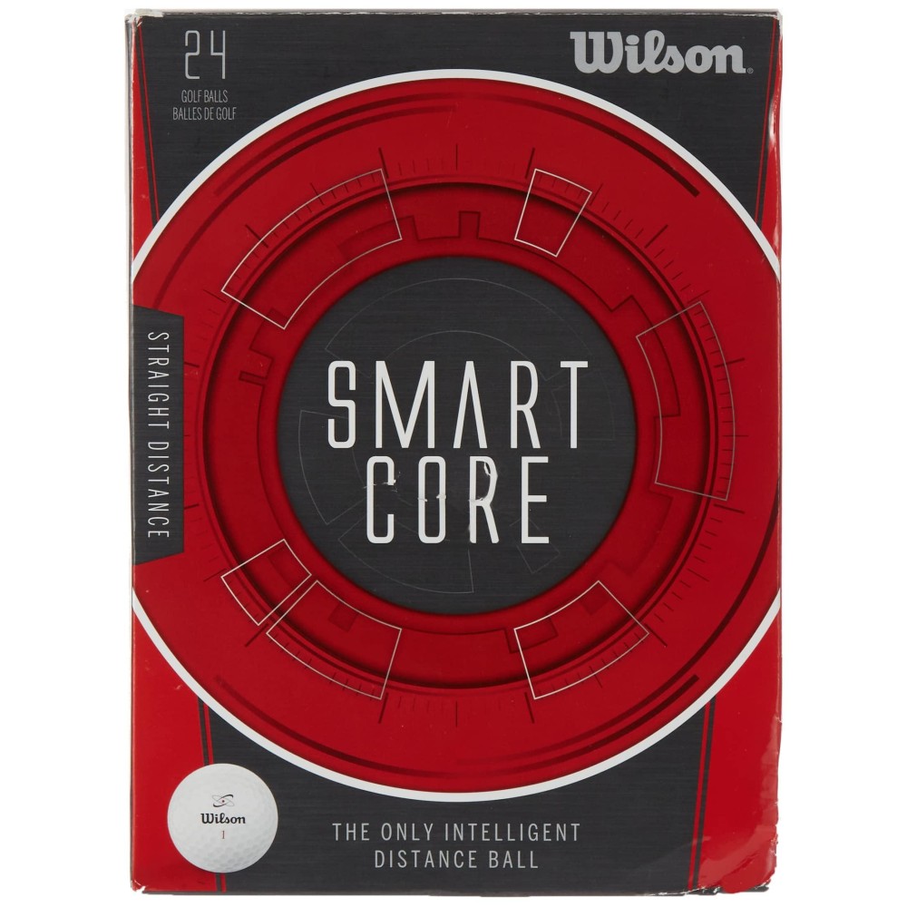 Wilson Smart Core Golf Ball - Pack of 24 (White)