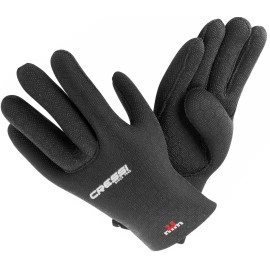 Cressi High Stretch Gloves, Black, 2.5 mm, L