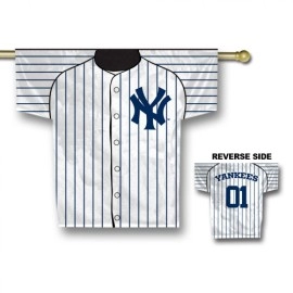 MLB New York Yankees 34 x 30-Inch Jersey Banner