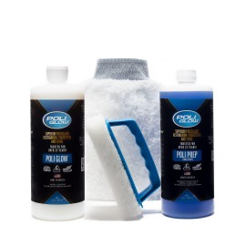 Poli Glow Basic Kit - Complete Fiberglass Restorer for Boats and RVs and More. Everything Needed for a 25-Foot Boat or RV.