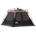 Coleman 4-Person Cabin Tent with Instant Setup Cabin Tent for Camping Sets Up in 60 Seconds