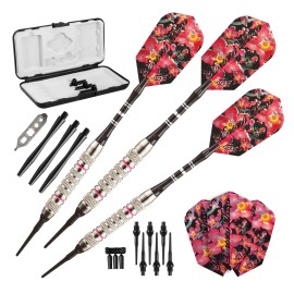 Viper by GLD Products Desert Rose Soft Tip Darts with Storage/Travel Case, 16 Grams,Pink,20-0600-16
