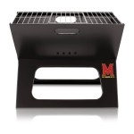 NCAA Maryland Terrapins X-Grill Portable Grill - Camping Grill - Small Charcoal Grill for Tailgating