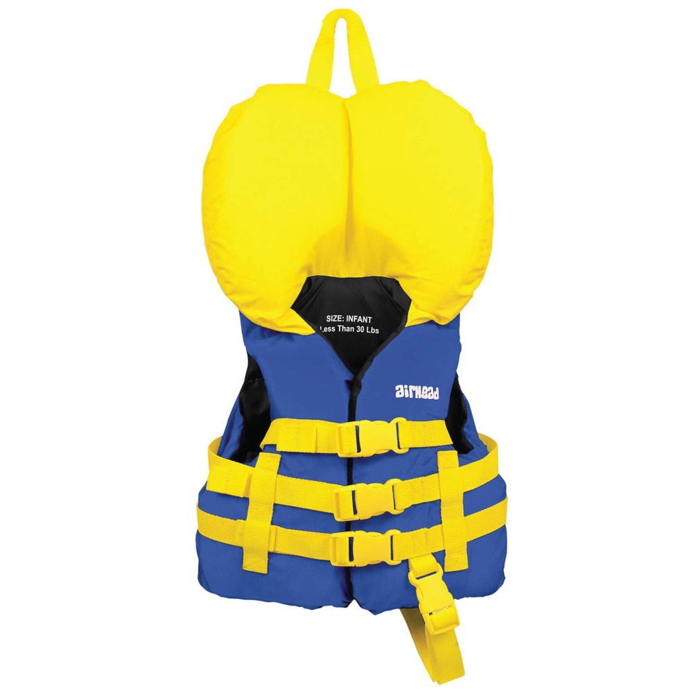 Airhead Infant General All Purpose Life Jacket for Infants under 30lbs, US Coast Guard Approved