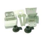 Jabsco 29098-2000, Hinge Set for Wood Assembly Head Seat, Regular