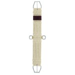 Weaver Leather 100% Mohair 27 Strand Straight Cinch with Jeremiah Watt Hardware , Natural , 28