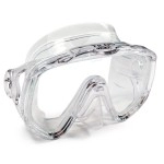 Tilos Titanica, Single Lens Mask for Scuba and Snorkeling (Clear, Adult)