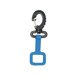 Innovative Rubber Octo-Holder With Clip (Blue)