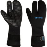 Bare 7MM 3-Finger Mitt Designed for Scuba Diving in Colder Waters 3 Finger Design Provides Extra Warmth by Keeping Fingers Closer Together Velcro Strap ensures minimizes Water exhange XL