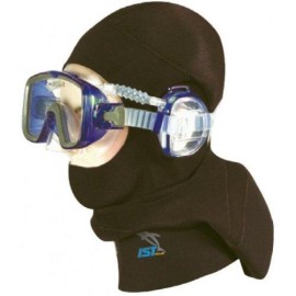 IST HD-6 Dual Layer 5mm Neoprene Dive Hood, Use with ProEar Mask (Small)