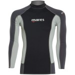 Mares Long Sleeve Trilastic Rash Guard, Black Grey, X-Large