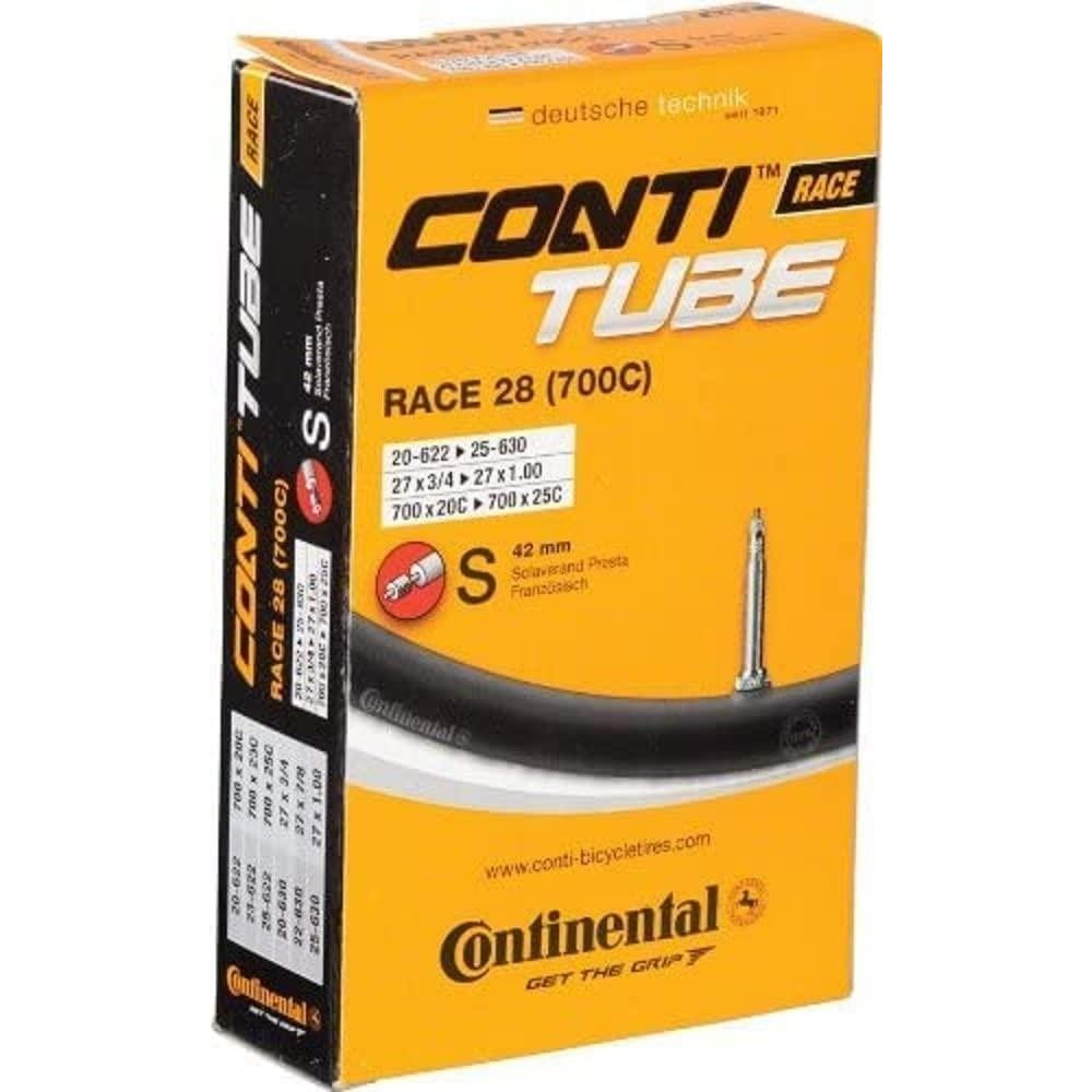 Continental 42mm Presta Valve Tube, Black, 700 x 20-25c