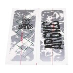 Rock Shox Argyle Decal Kit White Fork - Grey