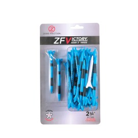 Zero Friction Victory 5-Prong Golf Tees (2-3/4 Inch, Blue, Pack of 40)