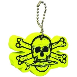 Calcutta Outdoors Key Float - Fishing Boat Water Yellow Keychain, Durable Foam Accessory