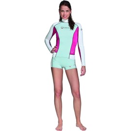 Mares Womens Rash Guard Long Sleeve She Dives Pink