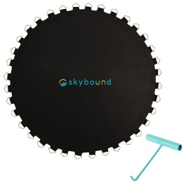 Skybound Replacement 14ft Trampoline Mat with Spring Tool, 72 Rings & 150
