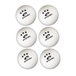 Spokey Unisexs Special 3-Star Table Tennis Balls Set (Pack of 6), White, One Size