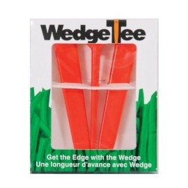 Charter Golf Plastic Wedge Tees 3 ct Orange Cleans Grooves Shoe