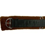 Intrepid International Western Fleece Cinch Girth, Brown, 28-Inch