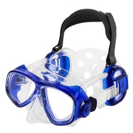 IST ME80 ProEar Pressure Equalization Mask with Watertight Ear Cups (Blue)