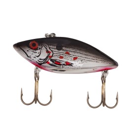 Cotton Cordell Super Spot Fishing Lures, Wounded Chrome/Black, 2.5-Inch