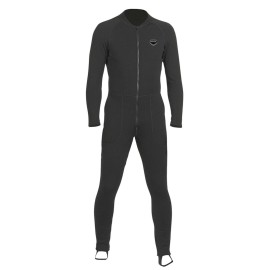 SEAC Unifleece Insulating Undergarment Dry Suit, Black, Large