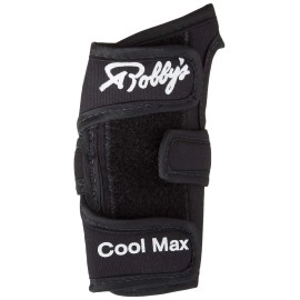 Robby's Coolmax Original Left Wrist Support, Black, Petite