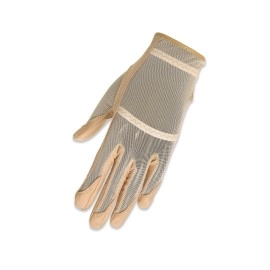 HJ Glove Women's White Solaire Full Length Golf Glove, Small, Left Hand
