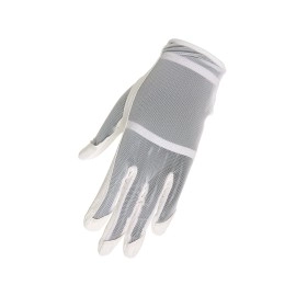 HJ Glove Women's White Solaire Full Length Golf Glove, Medium, Right Hand